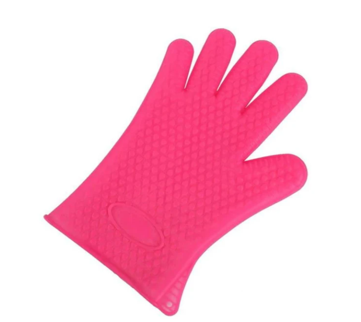 Kitchen Gloves Microwave Oven Heat Insulation High Temperature Resistant Thickening Anti-Scalding Baking Silicone