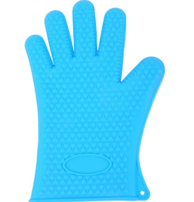 Kitchen Gloves Microwave Oven Heat Insulation High Temperature Resistant Thickening Anti-Scalding Baking Silicone