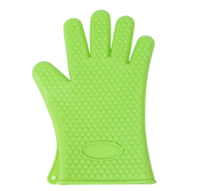 Kitchen Gloves Microwave Oven Heat Insulation High Temperature Resistant Thickening Anti-Scalding Baking Silicone