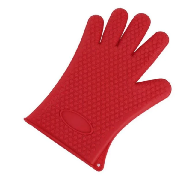 Kitchen Gloves Microwave Oven Heat Insulation High Temperature Resistant Thickening Anti-Scalding Baking Silicone