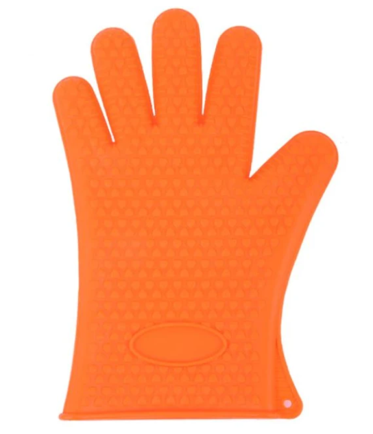 Kitchen Gloves Microwave Oven Heat Insulation High Temperature Resistant Thickening Anti-Scalding Baking Silicone