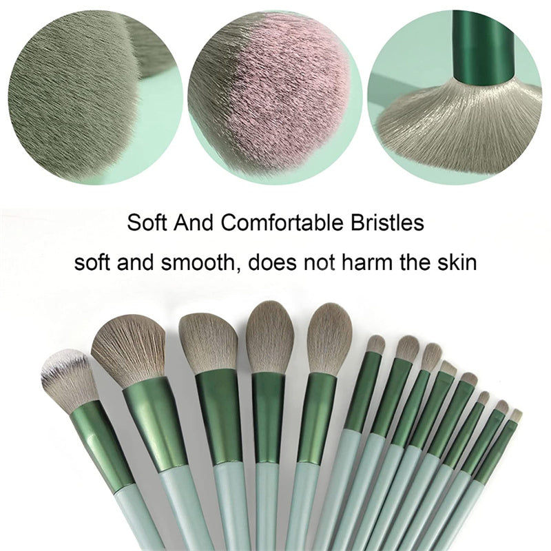 The Everyday Flawless: 13 Essential Makeup Brushes for Effortless Beauty (Cruelty-Free & Vegan)